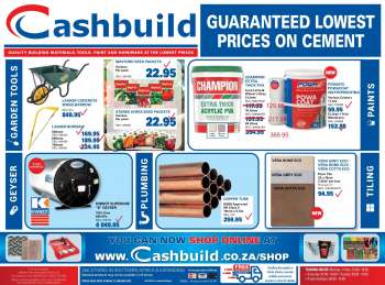 Cashbuild catalogue  - 18/11/2021 - 23/01/2022.