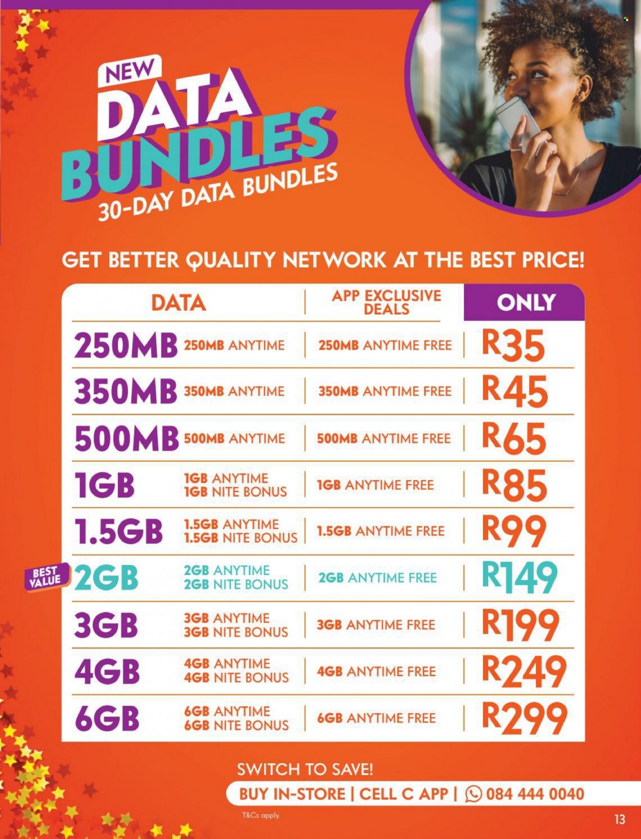 Cell C Specials  - 01/12/2021 - 31/01/2022. Page 13.