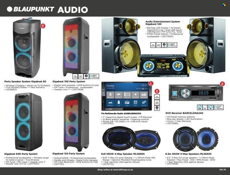 HiFi Corp Specials . Page 75.