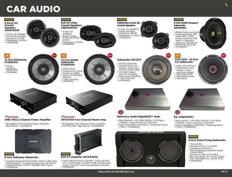 HiFi Corp Specials . Page 77.