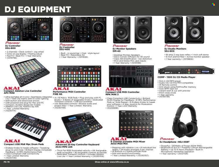 HiFi Corp Specials . Page 78.