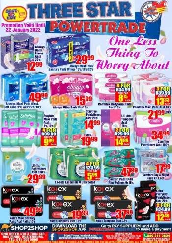 Three Star Cash and Carry catalogue  - 11/01/2022 - 22/01/2022.