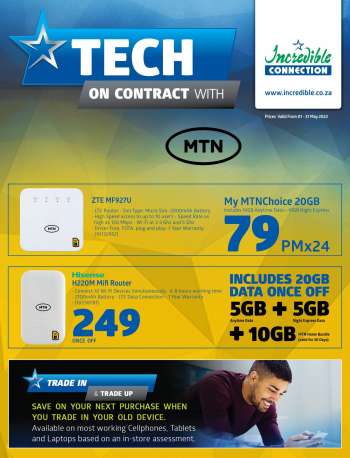 Incredible Connection Welkom Specials