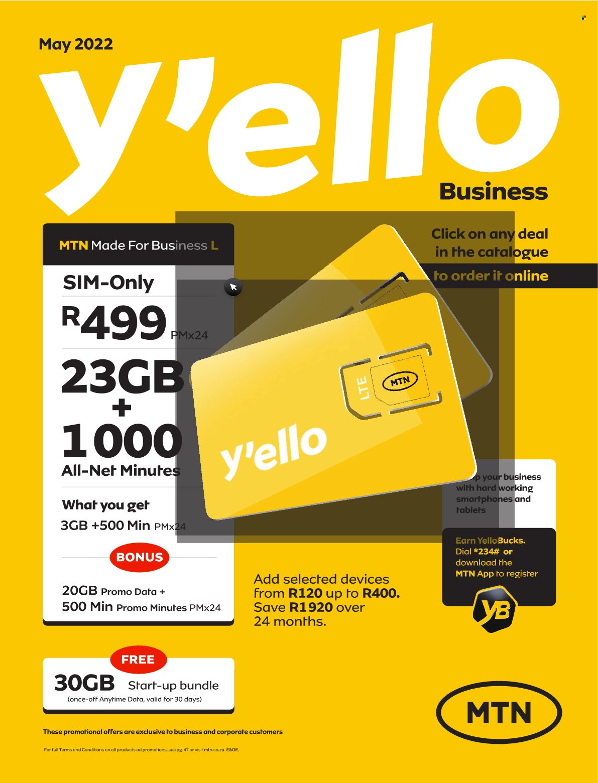 MTN Specials  - 01/05/2022 - 31/05/2022. Page 1.