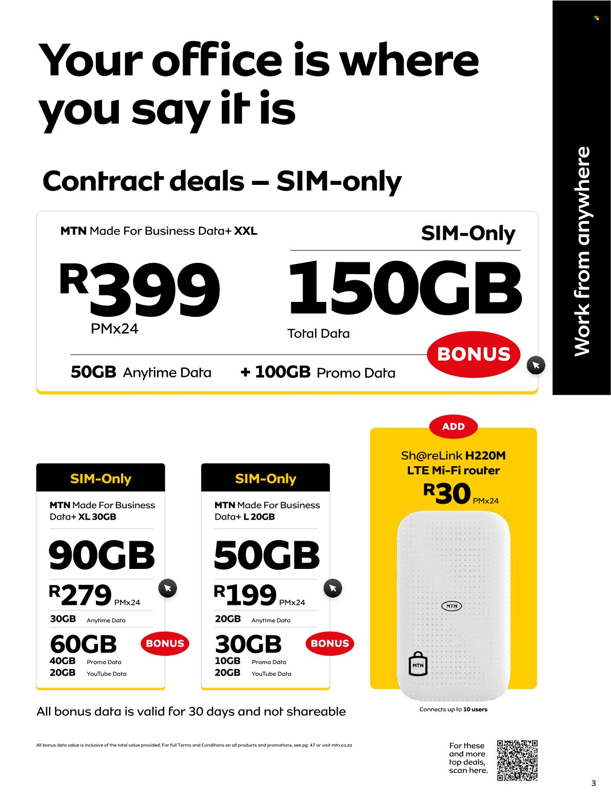 MTN catalogue  - 01/05/2022 - 31/05/2022 - Sales products - router. Page 3.