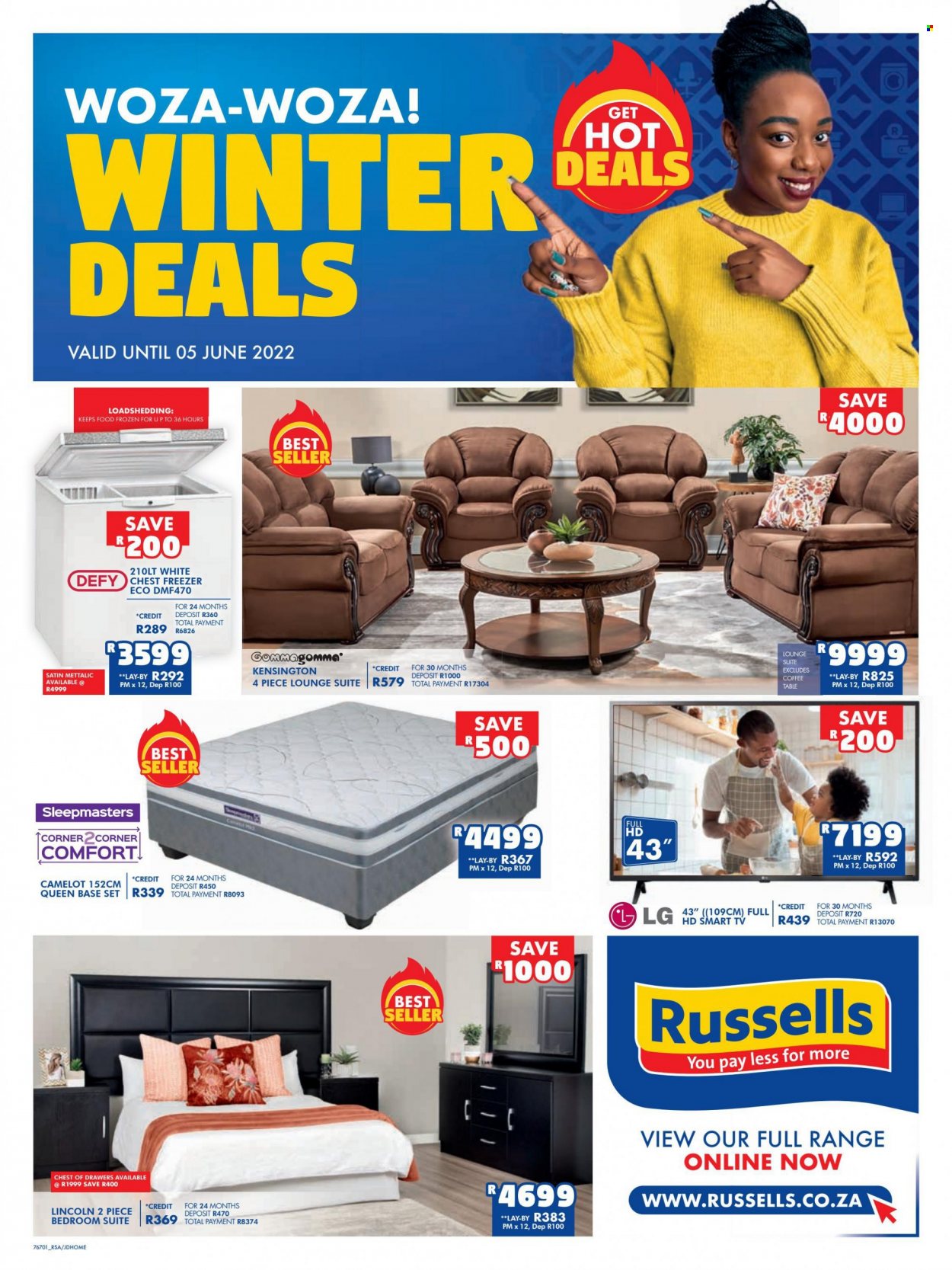 Russells Specials  - 05.09.2022 - 06.05.2022. Page 1.