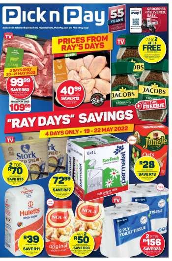 Pick n Pay catalogue - RAY DAY'S SAVINGS