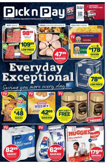 Pick n Pay Springs Specials
