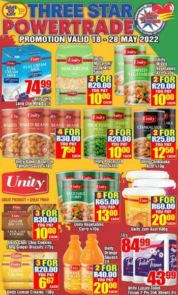 Three Star Cash and Carry catalogue  - 18/05/2022 - 28/05/2022.