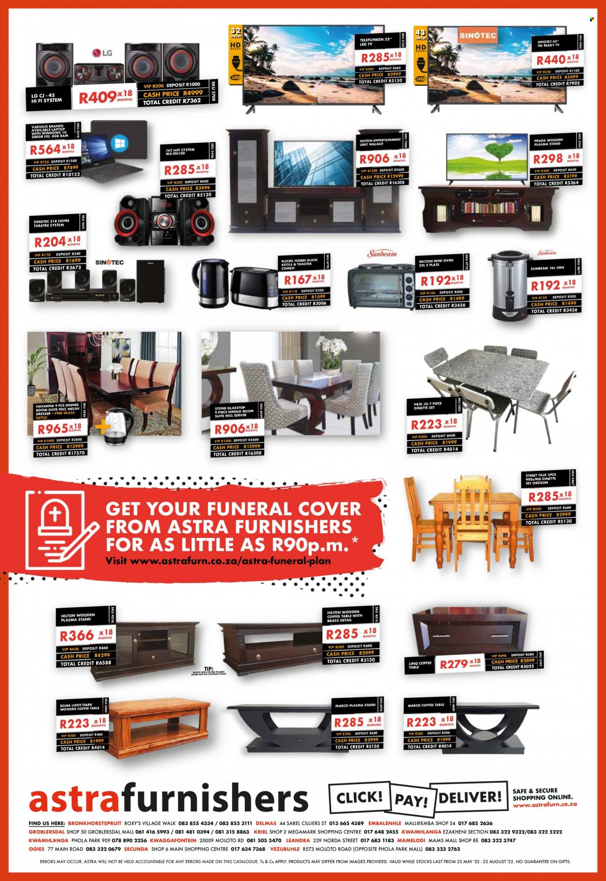 Astra Furnishers Specials  - 05.23.2022 - 08.22.2022. Page 4.
