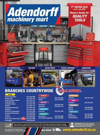 Adendorff Machinery Mart catalogue - Buyers Guide for QUALITY TOOLS