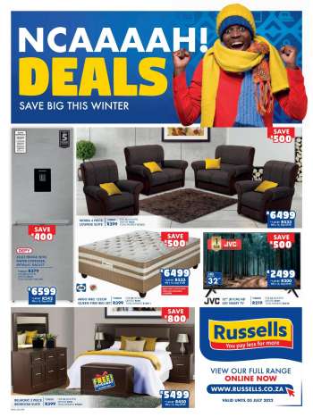 Russells Cape Town Specials