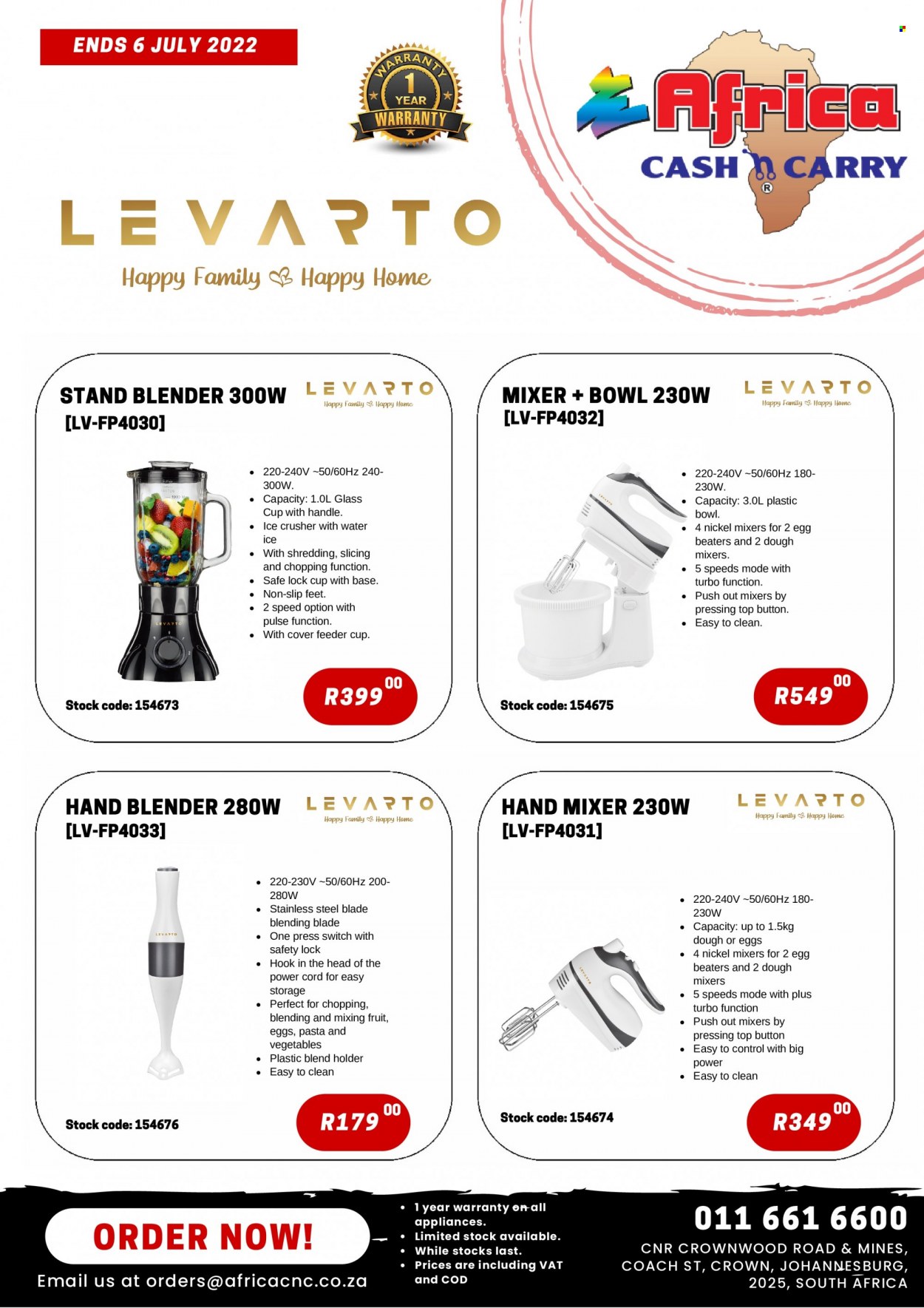 Africa Cash & Carry Specials  - 06.16.2022 - 07.06.2022. Page 1.