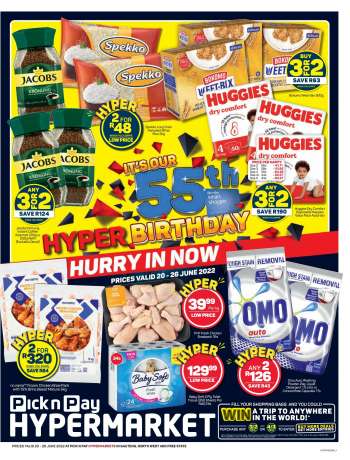 Pick n Pay Hypermarket catalogue  - 20/06/2022 - 26/06/2022.
