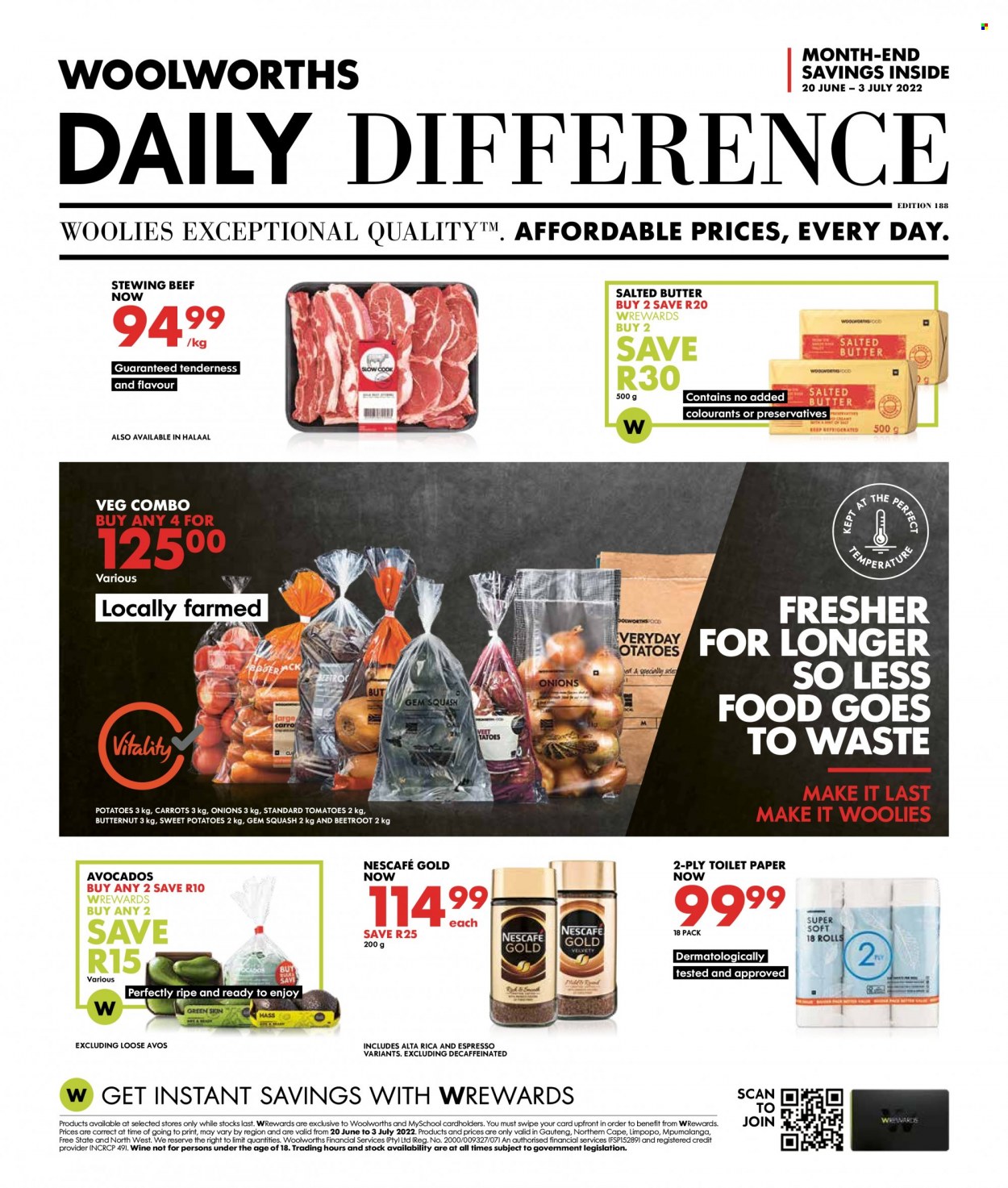 Woolworths Specials  - 06.20.2022 - 07.03.2022. Page 1.