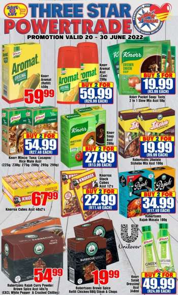 Three Star Cash and Carry catalogue  - 20/06/2022 - 30/06/2022.