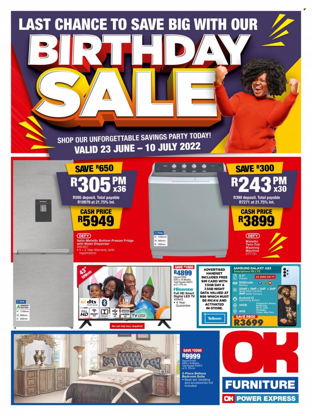 OK Furniture Specials  - 06.23.2022 - 07.10.2022. Page 1.