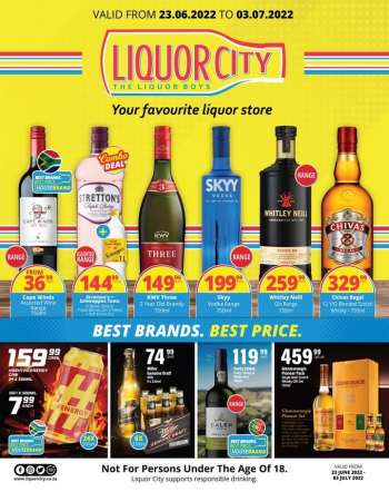 Liquor City Johannesburg Specials