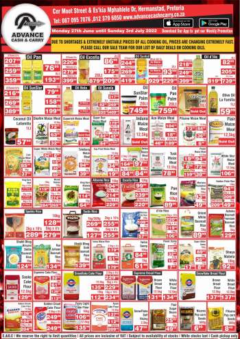 Advance Cash & Carry catalogue - Weekly