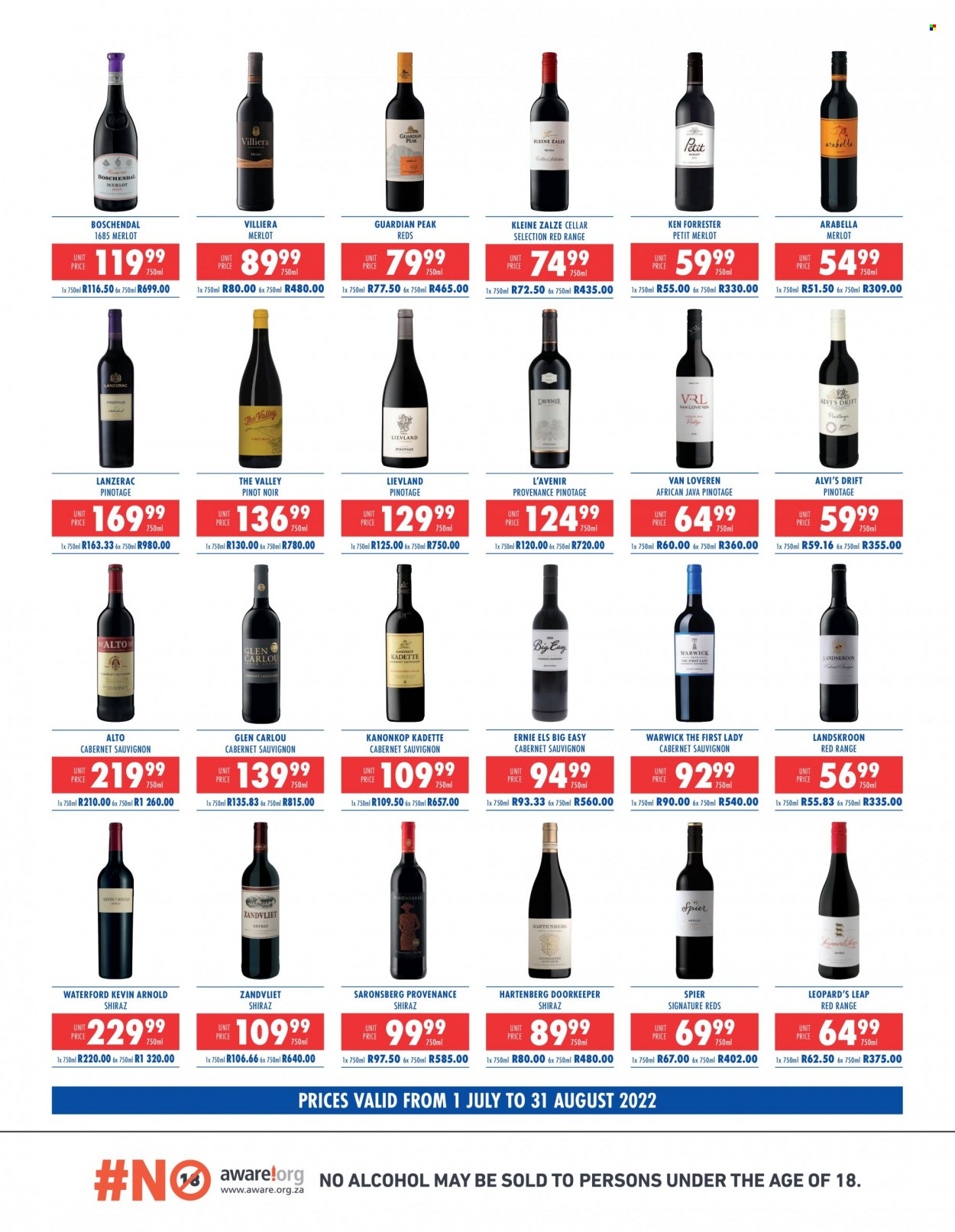 Ultra Liquors Specials  - 07.01.2022 - 08.31.2022. Page 3.