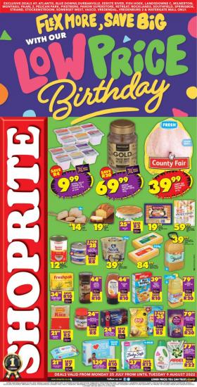 Shoprite - Birthday Deals Selected Stores