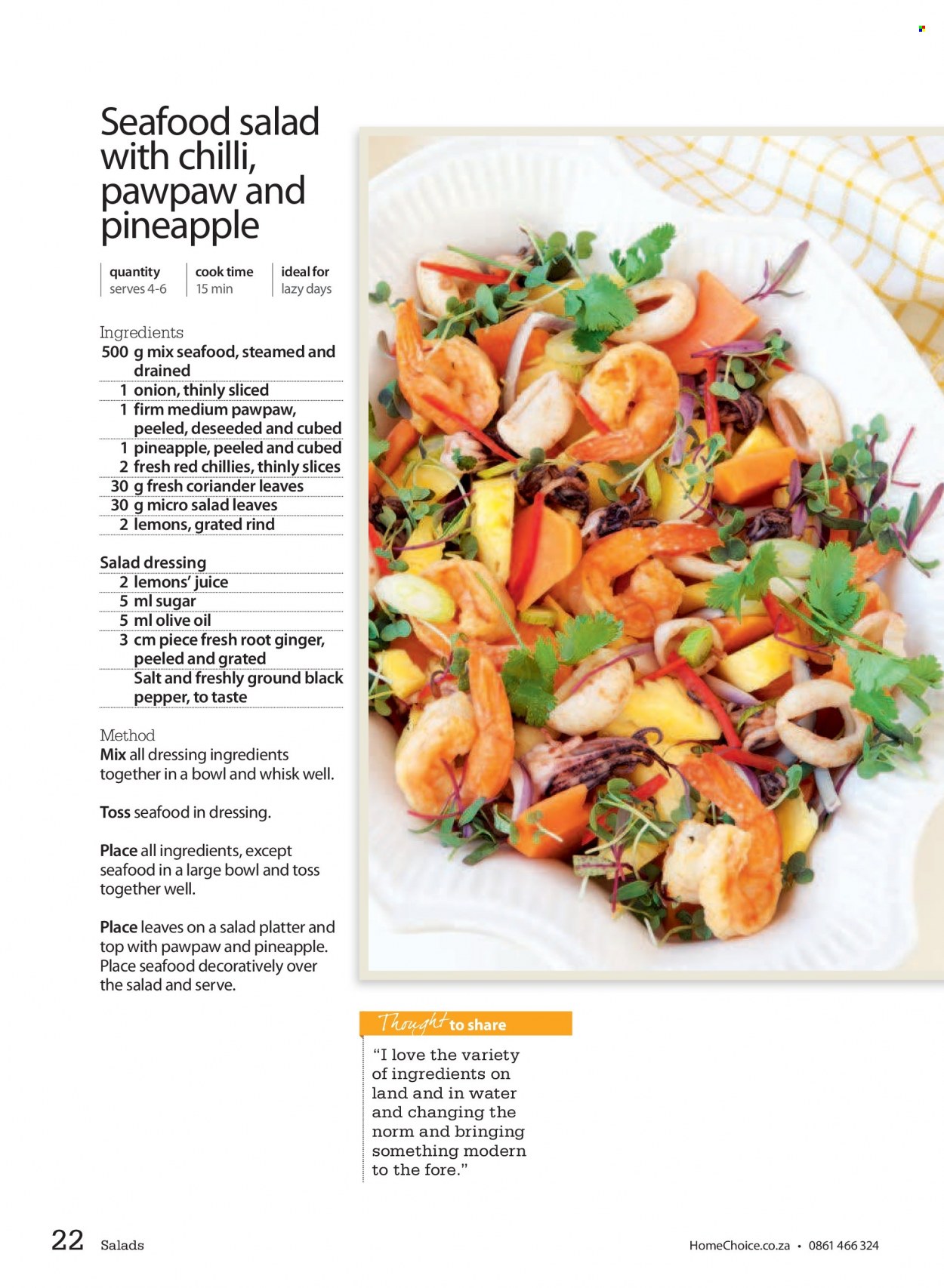 HomeChoice specials. Page 1