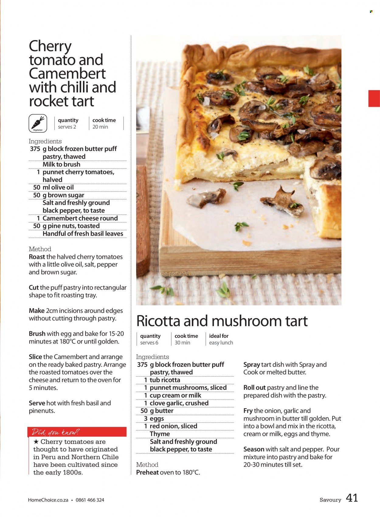 HomeChoice specials. Page 1