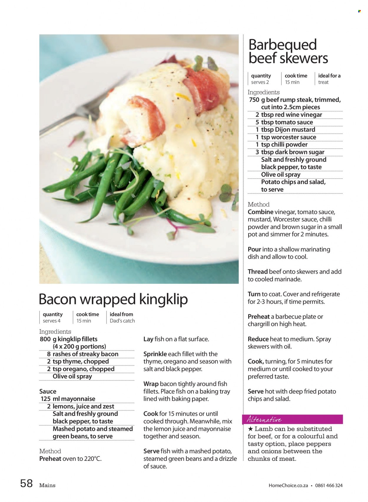 HomeChoice specials. Page 1