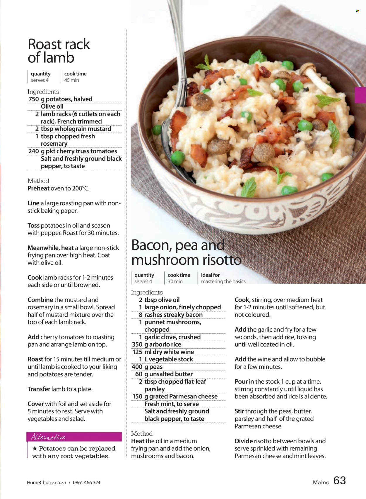 HomeChoice specials. Page 1