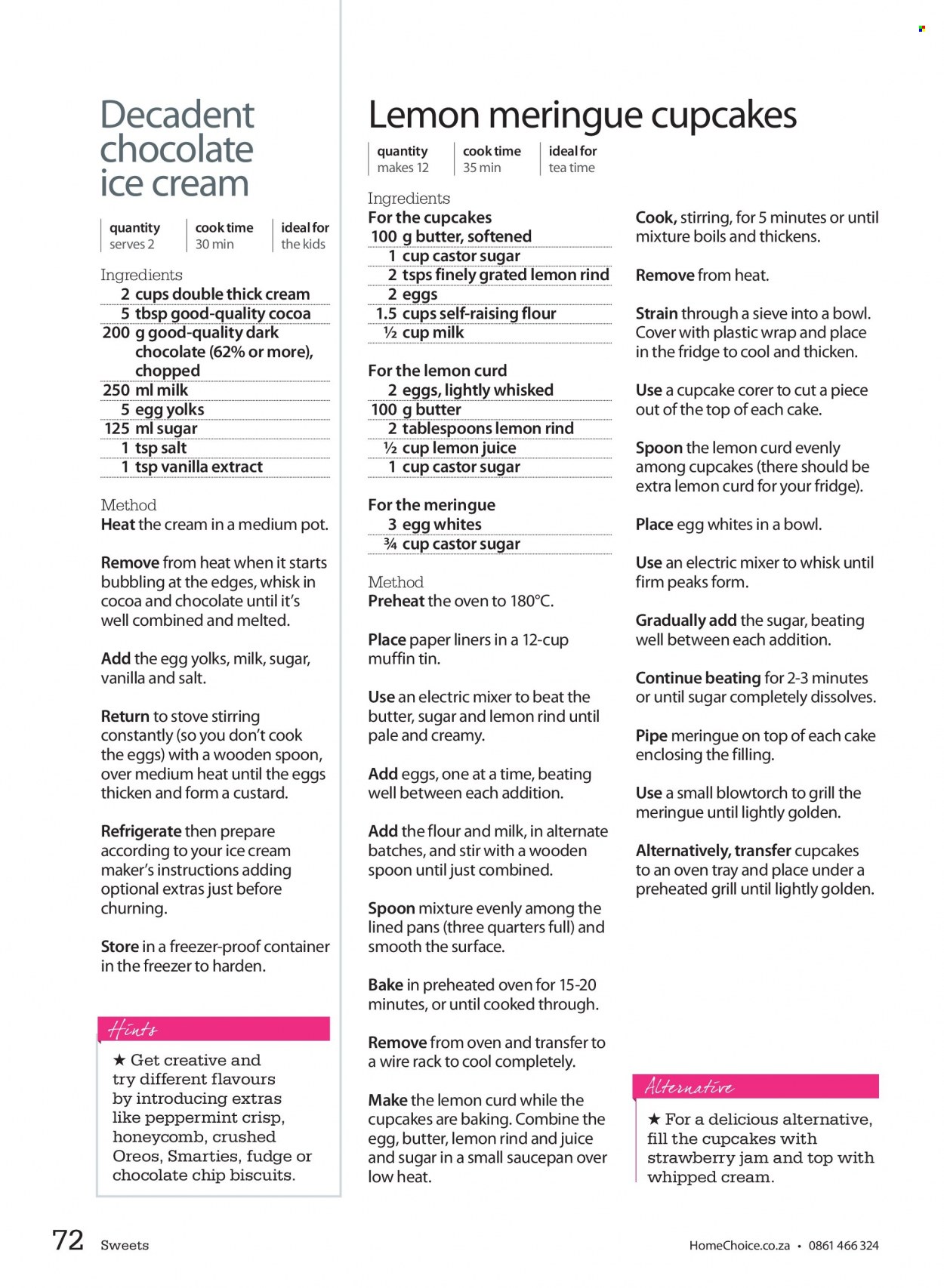 HomeChoice specials. Page 1