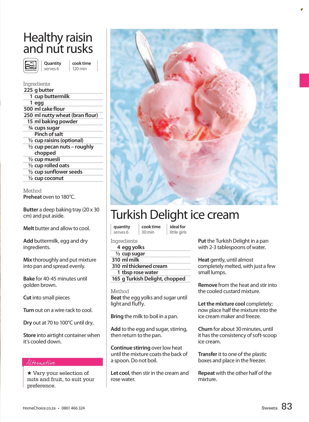 HomeChoice specials. Page 1