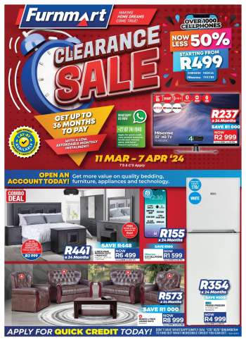 FURNMART Specials • Monday 11 Mar to Sunday 7 Apr 2024