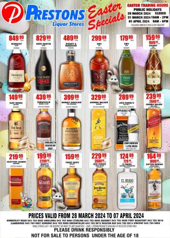 thumbnail - Prestons Liquor Stores catalogue