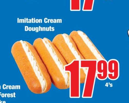 Imitation Cream Doughnuts