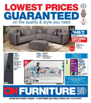 OK Furniture catalogue  - 21/08/2024 - 15/09/2024.