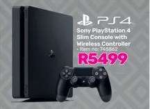 Sony PS4 Slim Console With Wireless Controller