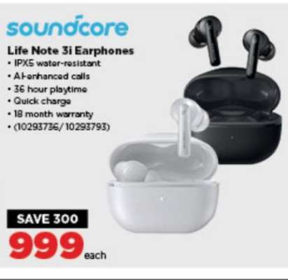 Life Note 3i Earphones