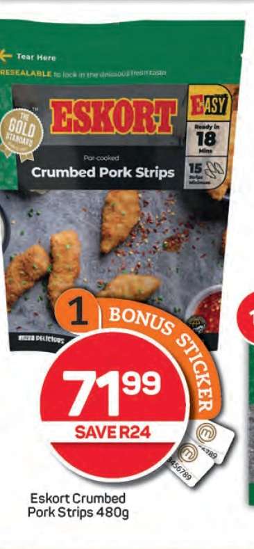 Eskort Crumbed Pork Strips