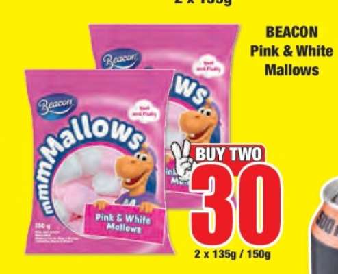 BEACON Pink & White Mallows