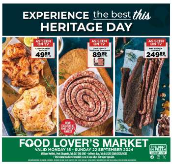 Food Lover's Market catalogue  - 16/09/2024 - 22/09/2024.