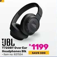 JBL T720BT Over Ear Headphones Blk