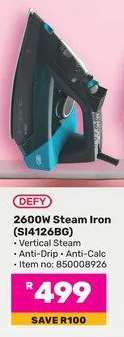 Defy 2600W Steam Iron SI4126BG