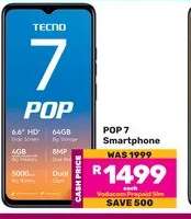 Tecno Pop 7 Smartphone-Each