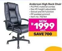 Anderson High Back Chair