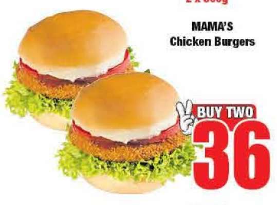 MAMA'S Chicken Burgers