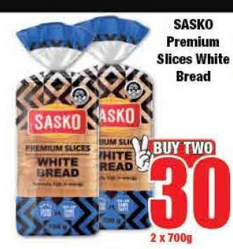 Sasko Premium Slices White Bread