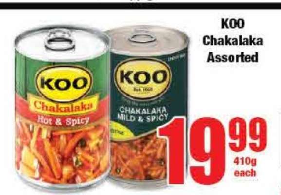 KOO Chakalaka Assorted