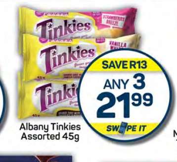 Albany Tinkies Assorted 45g