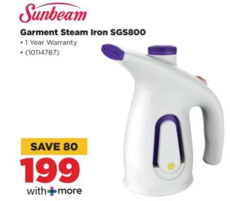 Sunbeam Garment Steam Iron SGS800