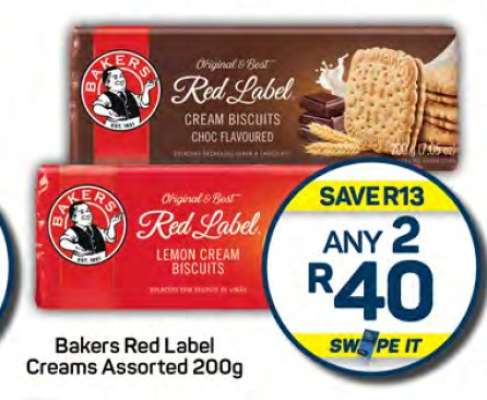 Bakers Red Label Creams Assorted 200g